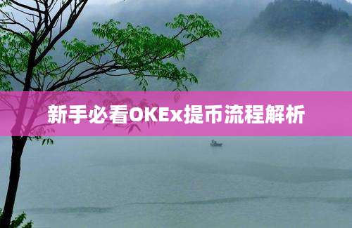 新手必看OKEx提币流程解析