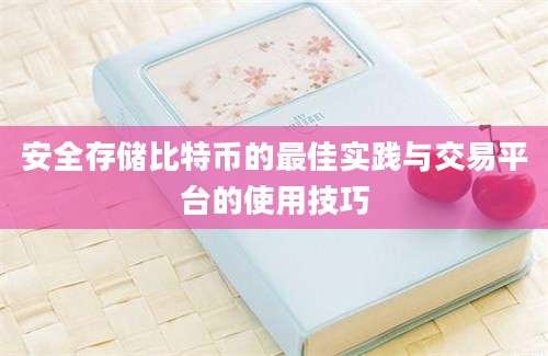 安全存储比特币的最佳实践与交易平台的使用技巧