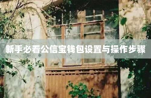 新手必看公信宝钱包设置与操作步骤