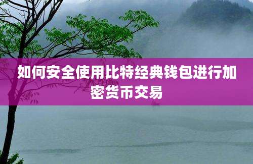 如何安全使用比特经典钱包进行加密货币交易