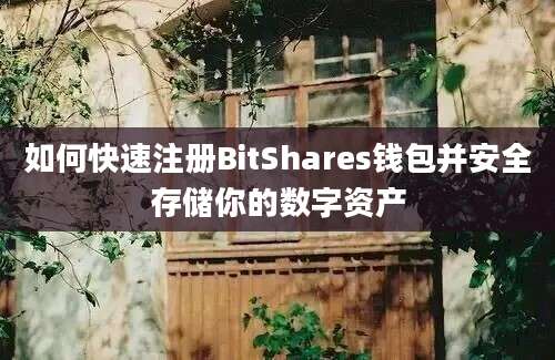 如何快速注册BitShares钱包并安全存储你的数字资产