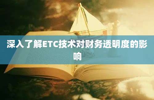 深入了解ETC技术对财务透明度的影响