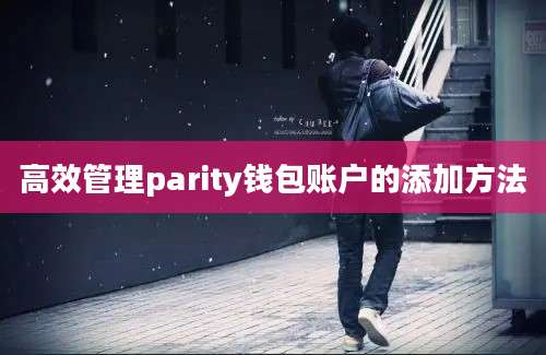 高效管理parity钱包账户的添加方法