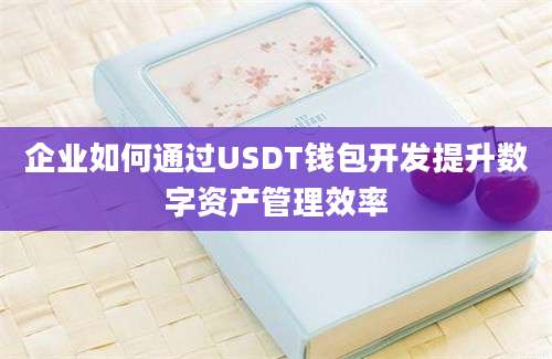 企业如何通过USDT钱包开发提升数字资产管理效率