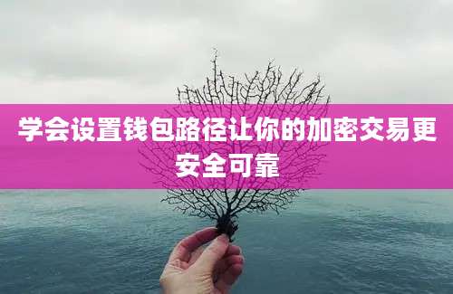 学会设置钱包路径让你的加密交易更安全可靠