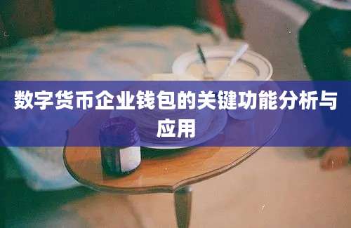 数字货币企业钱包的关键功能分析与应用