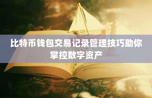 比特币钱包交易记录管理技巧助你掌控数字资产