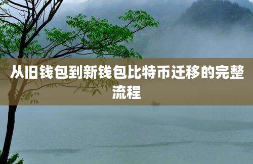 从旧钱包到新钱包比特币迁移的完整流程