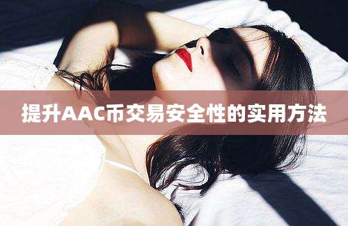 提升AAC币交易安全性的实用方法