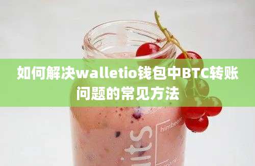 如何解决walletio钱包中BTC转账问题的常见方法